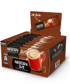 Nescafe 3 in 1 Brown Sugar Instant Coffee Single Packets - 28 x 16.5g